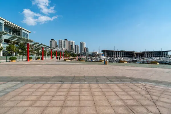 stock image Qingdao city modern architectural landscape