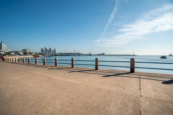 stock image Road ground and urban architectural landscape