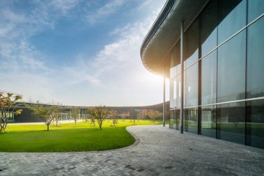 Jining, Çin 'in modern şehir mimari manzarası