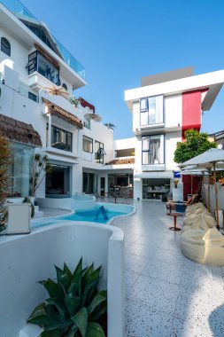 Xiamen, Çin-10 Mart 2021: Gulangyu Adası, Xiamen.