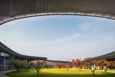 Jining, Çin 'in modern şehir mimari manzarası