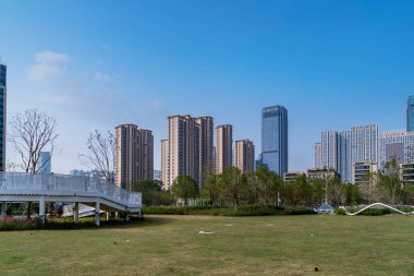 Hefei Şehir Parkı Manzarası