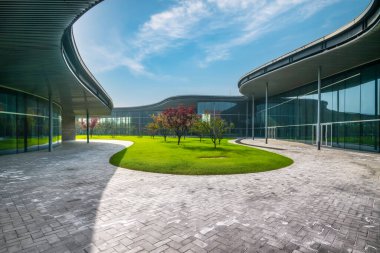 Jining, Çin 'in modern şehir mimari manzarası