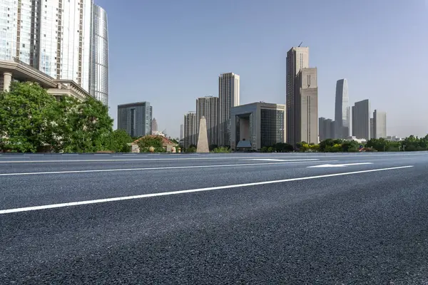 stock image Bridge,City scenery and modern architecture skyline by the Haihe