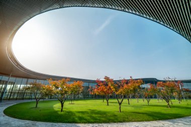 Jining, Çin 'in modern şehir mimari manzarası