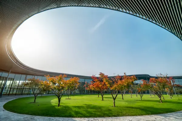 Jining, Çin 'in modern şehir mimari manzarası