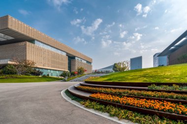 Jining, Çin 'in modern şehir mimari manzarası