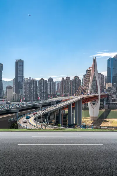 stock image Chongqing city modern architecture landscape skyline