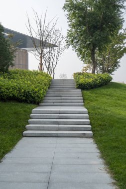 Jining, Çin 'in modern şehir mimari manzarası