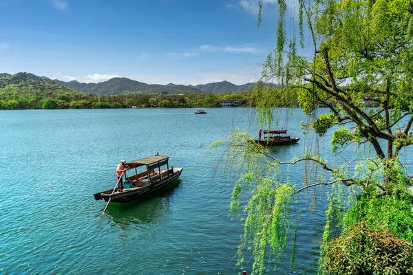 Stock image The beautiful landscape of West Lake in Hangzhou