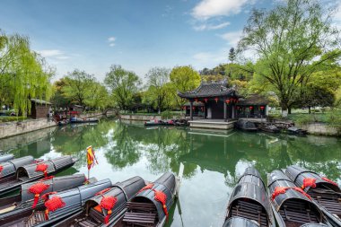 The scenery of the ancient town of Shaoxing, Zhejiang clipart