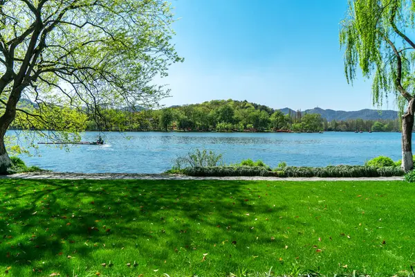 Stock image The beautiful landscape of West Lake in Hangzhou