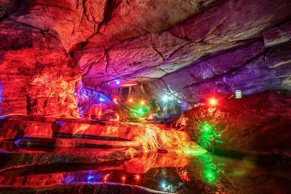 stock image Underground caves in Xintai City, China