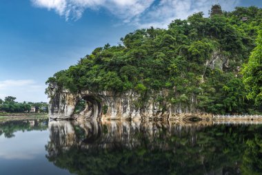 Green mountains and green waters in Guilin, Guangxi clipart