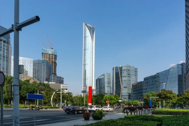 Suzhou Jinji Gölü manzaralı sokak manzarası