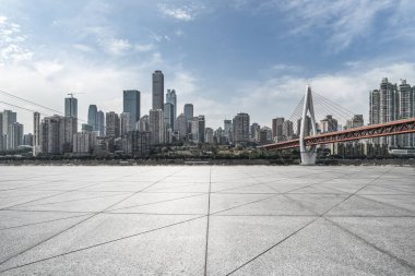 Şehir yolları ve finans binaları
