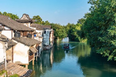 Wuzhen, Çin manzarasına yakın çekim