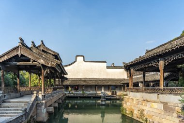 Wuzhen, Çin manzarasına yakın çekim