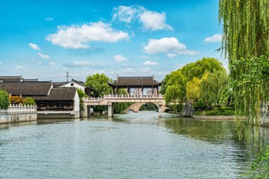 Suzhou Antik Kenti 'nin mimari manzarası