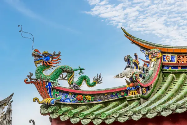 stock image Roofs of ancient buildings in Xiamen, China