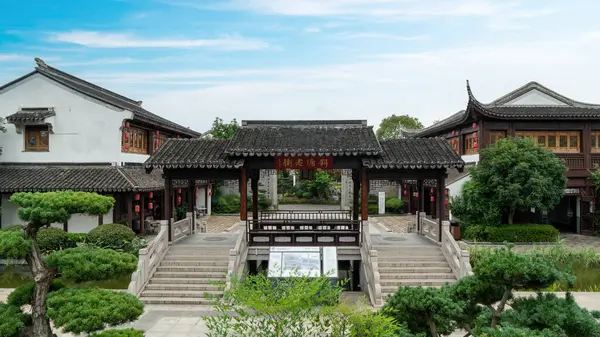 stock image Architectural Landscape of Suzhou Ancient Town