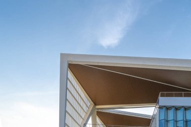 Kentsel modern geometrik mimari şekli