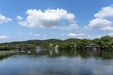 Çin Hangzhou Batı Gölü Çin Bahçesi