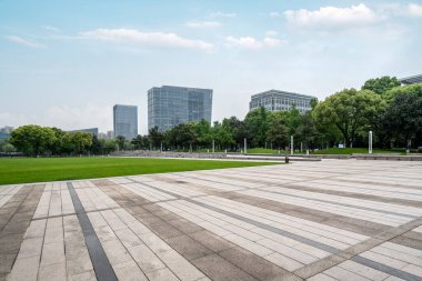 Şehir yolları ve finans binaları