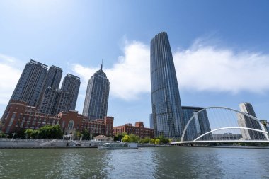 Açık Çin Tianjin Şehir Sahnesi