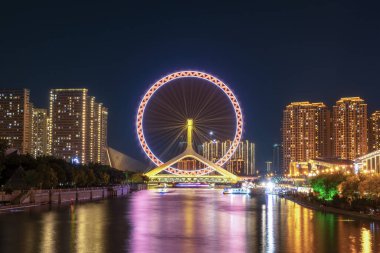 Açık Çin Tianjin Şehir Sahnesi