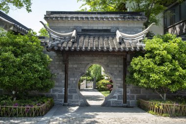 Çin Ay Kapısı Sokak Manzarası