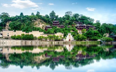 Fenghuang Ancient Town scenery close-up clipart