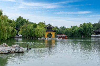 Yangzhou İnce Batı Gölü Çin Bahçesi