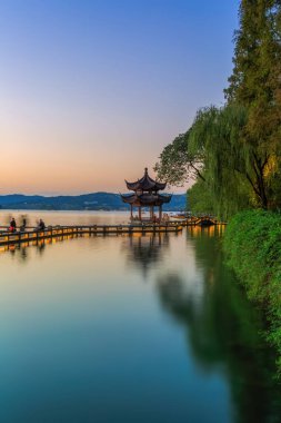 Hangzhou Batı Gölü Çin Bahçesi