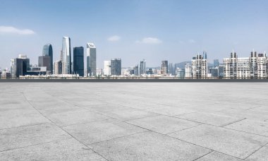 Yol Yüzeyi ve Finans Bölgesi Binaları