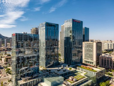 hava fotoğrafçılığı qingdao şehir mimarisi gökyüzü