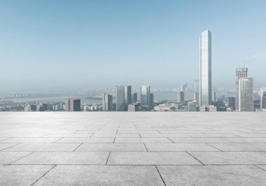 Yol Yüzeyi ve Finans Bölgesi Binaları