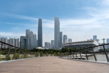Çin modern kentsel mimari manzarası