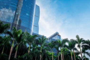 Çin modern kentsel mimari manzarası