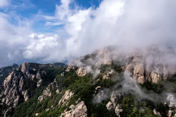 stock image The beautiful natural scenery of Laoshan Mountain in Qingdao