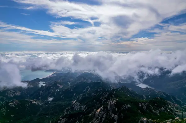 stock image The beautiful natural scenery of Laoshan Mountain in Qingdao