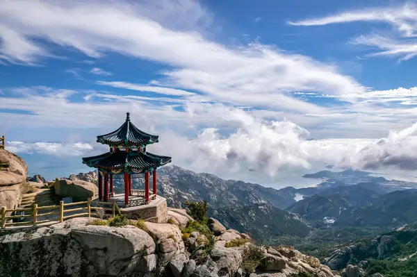 stock image The beautiful natural scenery of Laoshan Mountain in Qingdao