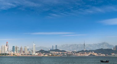 Qingdao, Çin 'in güzel kıyıları.