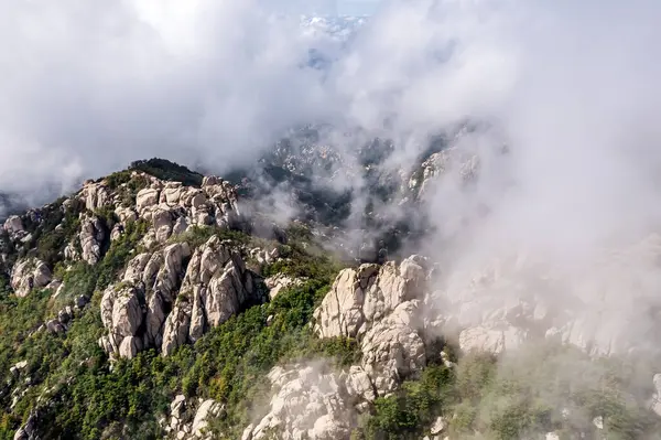 stock image The beautiful natural scenery of Laoshan Mountain in Qingdao