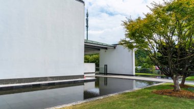 Çin klasik bahçe manzarası sokak manzarası