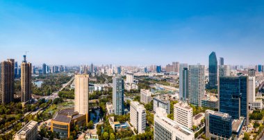 Hava fotoğrafçılığı ningbo şehir mimarisi gökyüzü çizgisi la