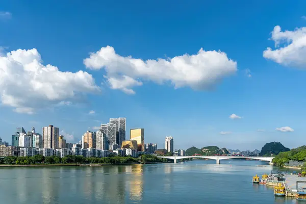 stock image China Liuzhou Riverside City Scenery