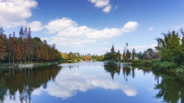 Kunming etnik köyü Çin bahçesi doğal manzara