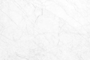 Arkaplan ve tasarım sanatı için doğal desenli beyaz mermer dokusu. 