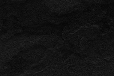 Siyah taş duvar. Arka plan ve tasarım sanatı için yüksek çözünürlüklü doğal desenli koyu gri doku. 